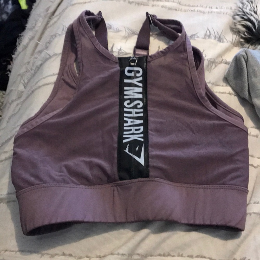 Gymshark purple sports bra, send offers
